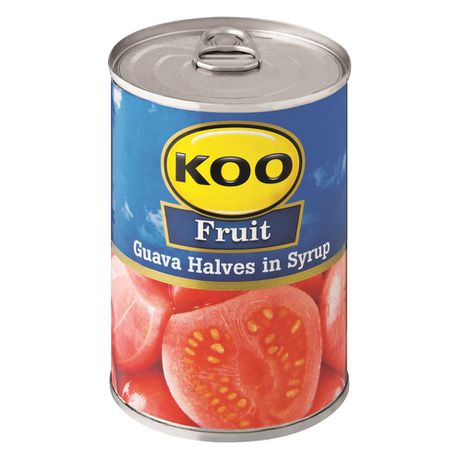 KOO - Guava Halves in Syrup 12x410g Buy Online in Zimbabwe thedailysale.shop