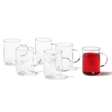 Load image into Gallery viewer, Leonardo Glass Mug with Handle Transparent NOVO 360ml – Set of 6
