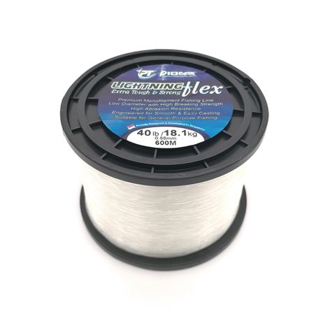 Pioneer Lighting Flex 600m Fishing Line - 18.1kg / 0.55mm / 40lb