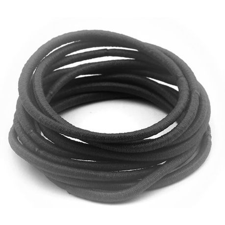 Chic - Elastics Non-Join Thin Black 10 Pack