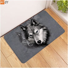 Load image into Gallery viewer, Doormat Golden Retriever Husky Black
