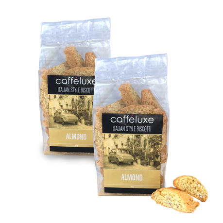 Caffeluxe Real Italian Biscotti | Almond Biscotti Biscuit 2 Pack