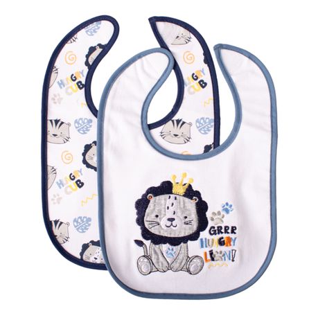 Baby Lion 2PK Jersey Bib Buy Online in Zimbabwe thedailysale.shop