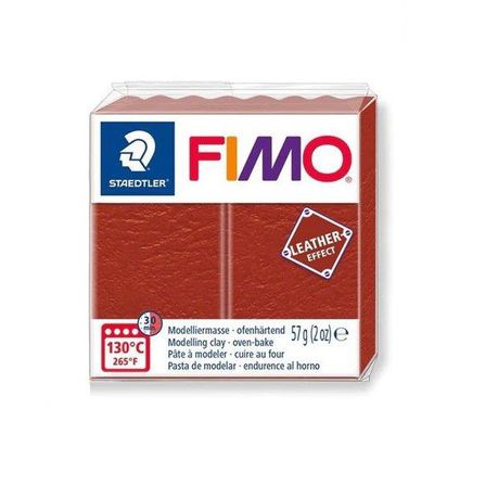 Staedtler Mod. clay Fimo leather effect rust 57g Buy Online in Zimbabwe thedailysale.shop