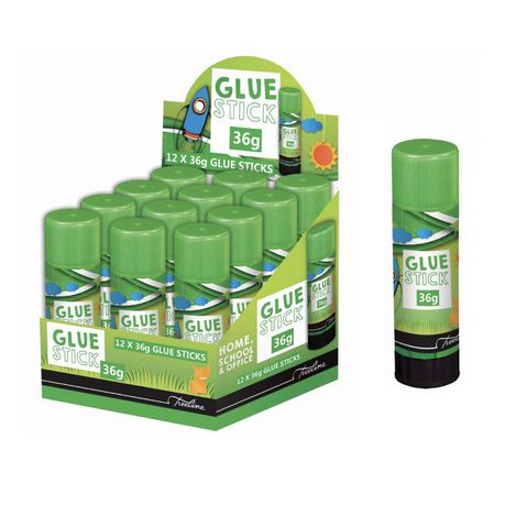 Glue Stick Non Toxic 36g - Box of 12 | School