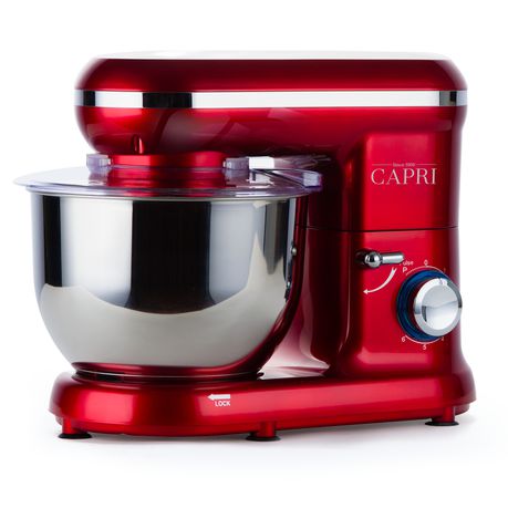 Capri - 1100W Stand Mixer - Vibrant Red