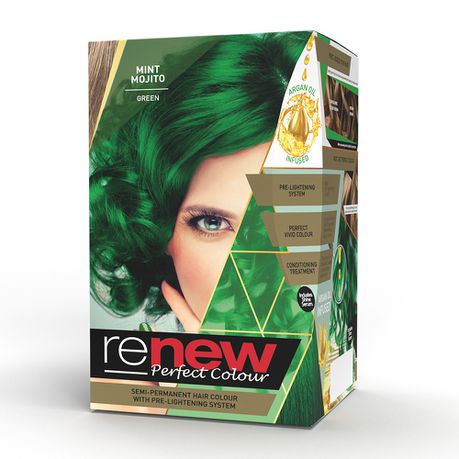 Renew Perfect Hair Colour - Mint Mojito Buy Online in Zimbabwe thedailysale.shop