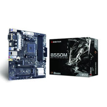 Load image into Gallery viewer, Biostar AMD B550MX Chipset, Socket AM4 for Ryzen, Micro-ATX Motherboard
