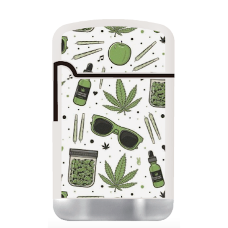 Zengaz Mega Jet Turbo Flame Lighter Leaf White & Green Buy Online in Zimbabwe thedailysale.shop