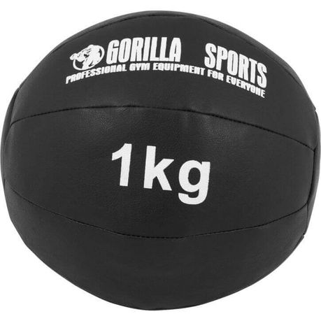 GORILLA SPORTS SA - Leather Style Medicine Ball 1KG Buy Online in Zimbabwe thedailysale.shop