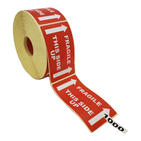 Fragile Warning Stickers - This Way Up - 1000 Adhesive Labels Buy Online in Zimbabwe thedailysale.shop