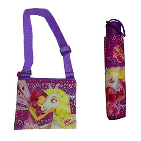 Mia & Me Pink Umbrella Shoulder Bag Set Fairy Unicorn Girl Weekend Kit Buy Online in Zimbabwe thedailysale.shop