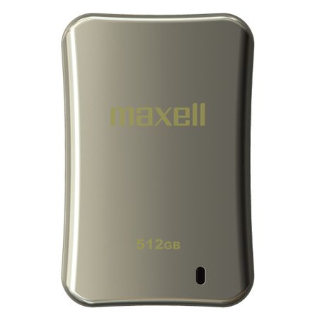 Maxell External SSD USB 3.2 Type C Metal Enclosure 512GB