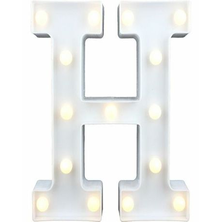 LED Lights Letter -H Buy Online in Zimbabwe thedailysale.shop