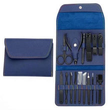 Load image into Gallery viewer, 16 Piece Manicure Tool Set Pedicure Kit - Blue
