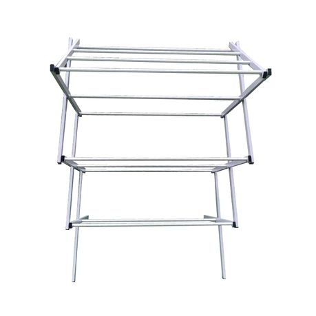 Deluxe Aluminium Foldable Clothes Horse Drying Rack