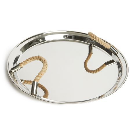 George & Mason - Serving Tray with Rope Handles Buy Online in Zimbabwe thedailysale.shop