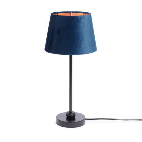 George & Mason - Stem Lamp with Navy Shade Buy Online in Zimbabwe thedailysale.shop