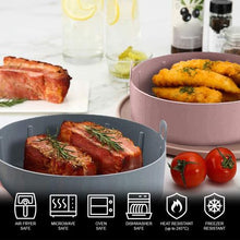 Load image into Gallery viewer, i-Chef Silicone Air Fryer Instant Pot Accessory Set Liner Pot &amp; Mitts ROUND
