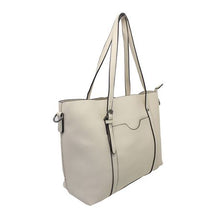 Load image into Gallery viewer, Blackcherry Front Pocket Tote-Beige
