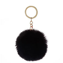 Load image into Gallery viewer, YALLI Fluffy Ball Key Ring / Chain Assorted Colours
