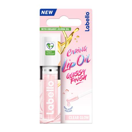 LABELLO Caring Lip Oil - Clear Glow (Lip Care / Lip Balm) - 5.1g Buy Online in Zimbabwe thedailysale.shop