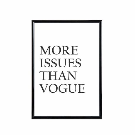 Vogue Issues Poster - A1