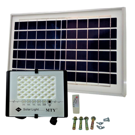 25W Solar Outdoor LED Floodlight with solar panel Buy Online in Zimbabwe thedailysale.shop