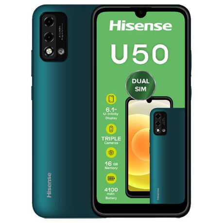 Hisense U50 16GB Dual Sim - Green Buy Online in Zimbabwe thedailysale.shop