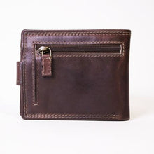 Load image into Gallery viewer, NUVO - AW117 Genuine Leather Brown bi Fold Wallet
