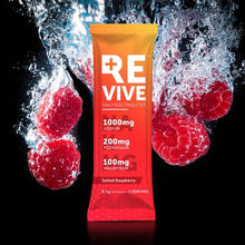 Load image into Gallery viewer, REVIVE Sugar-Free Daily Electrolytes | 30 Sachets - Salted Raspberry
