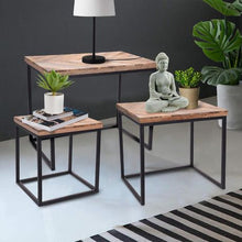 Load image into Gallery viewer, ECO Mango Wood Table - Set of 3
