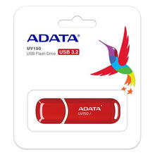 Load image into Gallery viewer, Adata UV150 64gb 3.2 snap cap red flash drive
