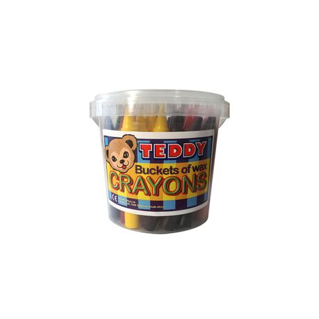 Teddy Bucket of Wax Crayons Buy Online in Zimbabwe thedailysale.shop