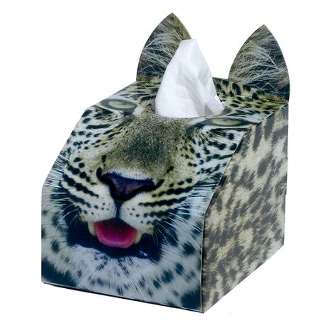 Wildlife Tissue Box - Leopard Buy Online in Zimbabwe thedailysale.shop