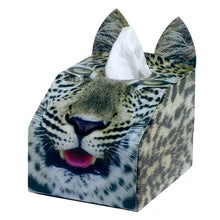 Load image into Gallery viewer, Wildlife Tissue Box - Leopard
