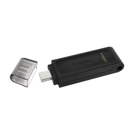 Kingston 128GB USB-C 3.2 Gen 1 DataTraveler 70 Buy Online in Zimbabwe thedailysale.shop