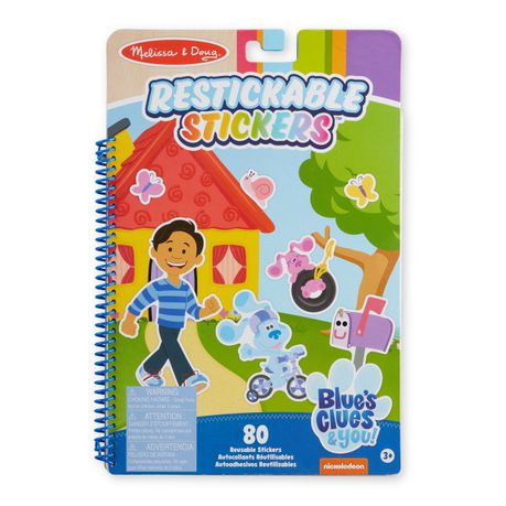 Melissa & Doug Blues Clues & You Reusable Sticker Pad - Places Blue Loves Buy Online in Zimbabwe thedailysale.shop