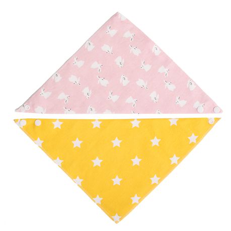 All Heart 2 Pack Baby Bib Clothes With Bunny Print And Stars Prints Buy Online in Zimbabwe thedailysale.shop