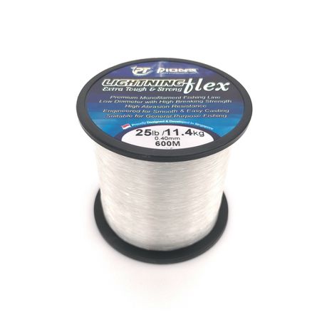 Pioneer Lighting Flex 600m Fishing Line - 11.4kg / 0.40mm / 25lb