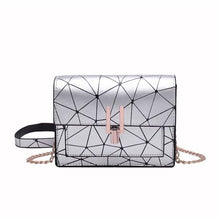 Load image into Gallery viewer, Women&#39;s small shoulder bag silver
