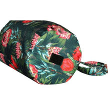 Load image into Gallery viewer, Pretty African Protea Car Bin / Organizer Bag by Bobby Yarn
