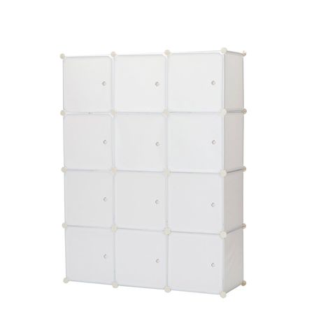 Gretmol Stackable Storage Cubes - White