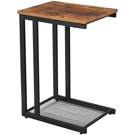 Bragg Madrid Rustic Side Table, Brown