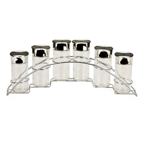 Vensico - Modern Spice Rack Set - 6-Pieces