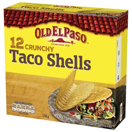 Old El Paso - 12 Crunchy Taco Shells 156g