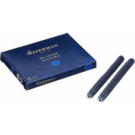 Waterman Ink Cartridge - Blue 8 Pack