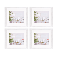 Load image into Gallery viewer, Modern Wooden Frame White Picture Size 30x30cm 4 pack
