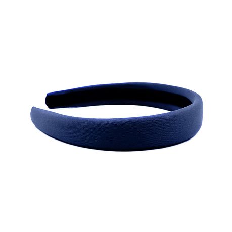 Chic - Aliceband Padded Navy 25mm