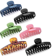 Load image into Gallery viewer, Styleberry Hair Claw Clips 6 Pack
